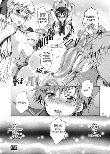 [Yu-ri] Bishoujo senshi ni oshioki! ~ Shokushu-hen ~ ! | Punish the Pretty Sailor Soldiers ~Love and Justice~ Fhentai - Page 24