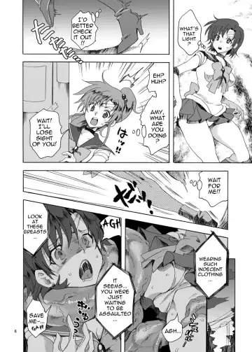 [Yu-ri] Bishoujo senshi ni oshioki! ~ Shokushu-hen ~ ! | Punish the Pretty Sailor Soldiers ~Love and Justice~ Fhentai - Page 5
