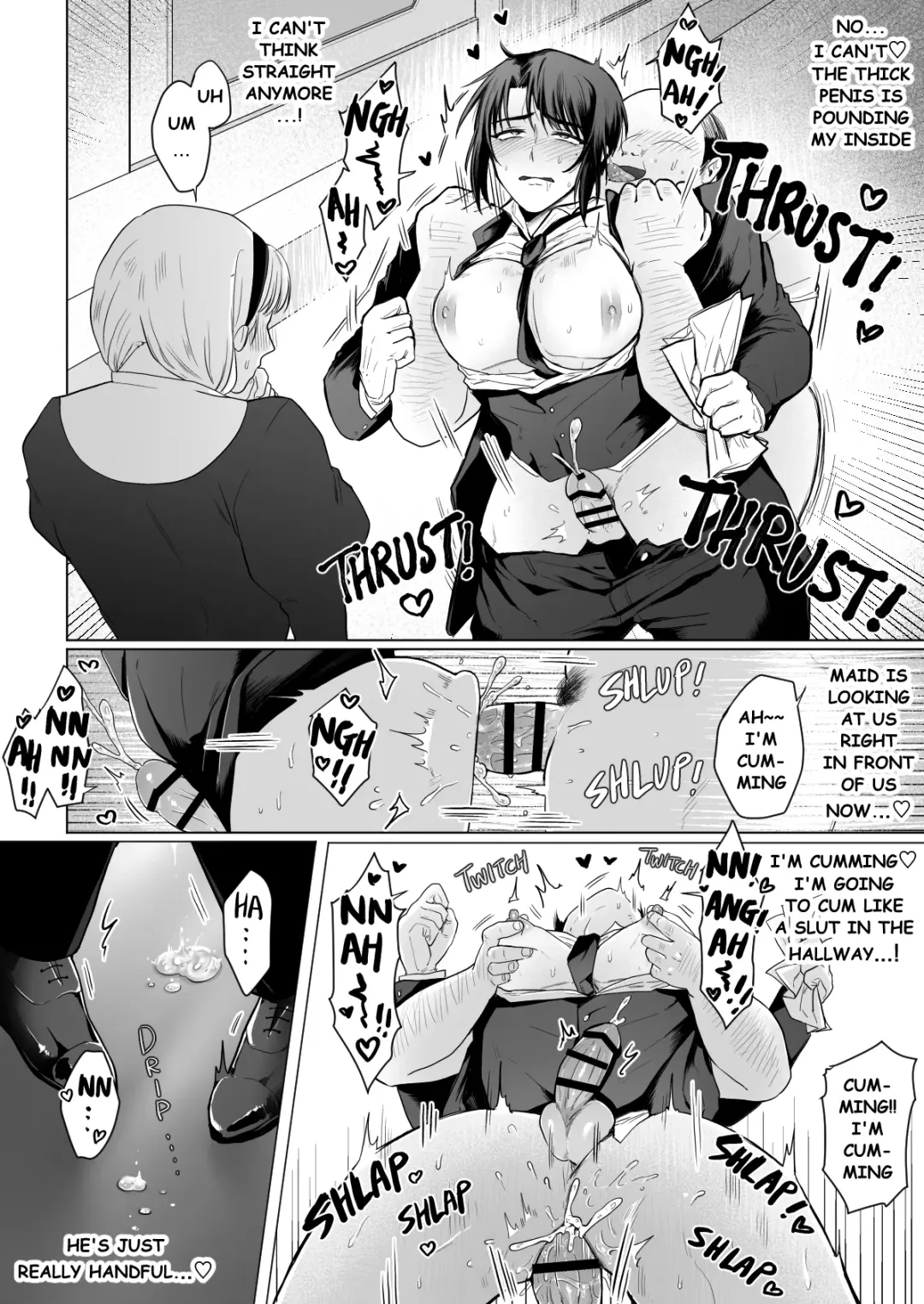 Junjin no Koto ga Daikirai na Shutsuji no Nukari no Nai Seishori Gyoumu | Perfect Sexual Assistant of Butler Who Detest the Master Fhentai - Page 18