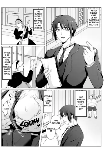 Junjin no Koto ga Daikirai na Shutsuji no Nukari no Nai Seishori Gyoumu | Perfect Sexual Assistant of Butler Who Detest the Master Fhentai - Page 13