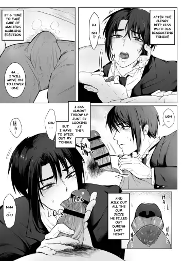 Junjin no Koto ga Daikirai na Shutsuji no Nukari no Nai Seishori Gyoumu | Perfect Sexual Assistant of Butler Who Detest the Master Fhentai - Page 5