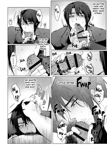 Junjin no Koto ga Daikirai na Shutsuji no Nukari no Nai Seishori Gyoumu | Perfect Sexual Assistant of Butler Who Detest the Master Fhentai - Page 6