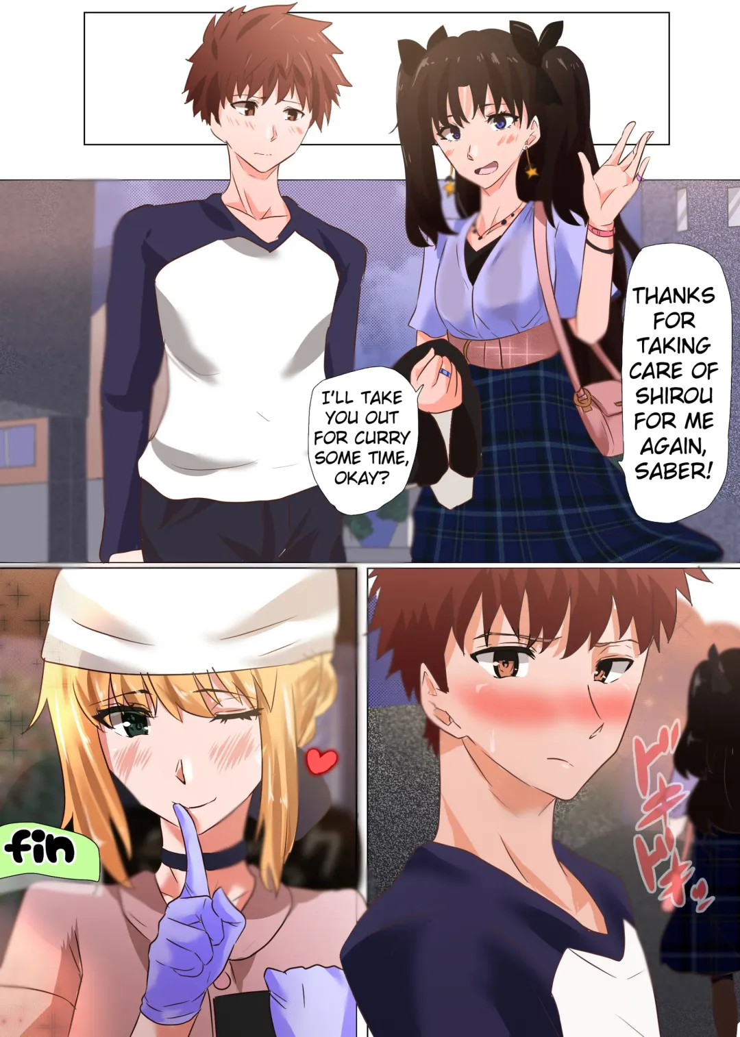 [Yanagie Terasu] Saber X Shirou Fhentai.net - Page 8