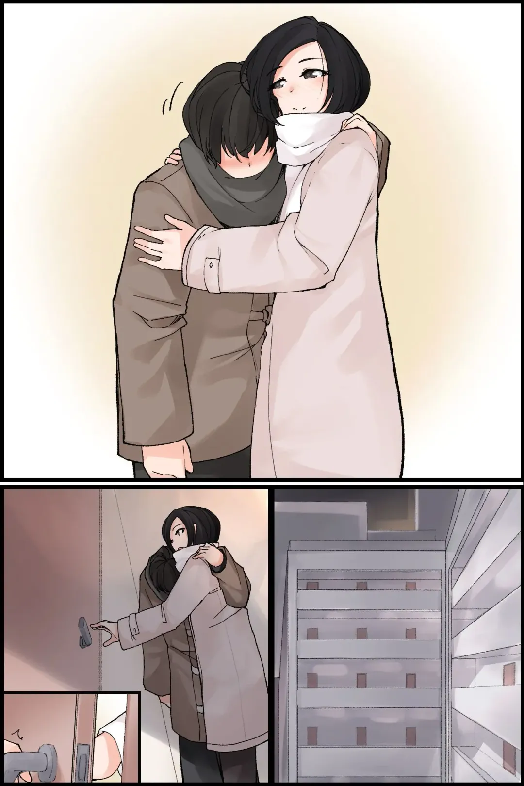 Mechakucha Eroi Karada no Sewazuki Osananajimi to, Cool-kei Kyonyuu Bijin Douryou to Oren-chi de 3P Harem!? Fhentai - Page 85