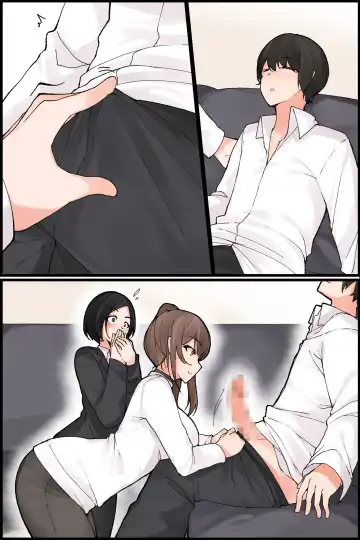 Mechakucha Eroi Karada no Sewazuki Osananajimi to, Cool-kei Kyonyuu Bijin Douryou to Oren-chi de 3P Harem!? Fhentai - Page 89