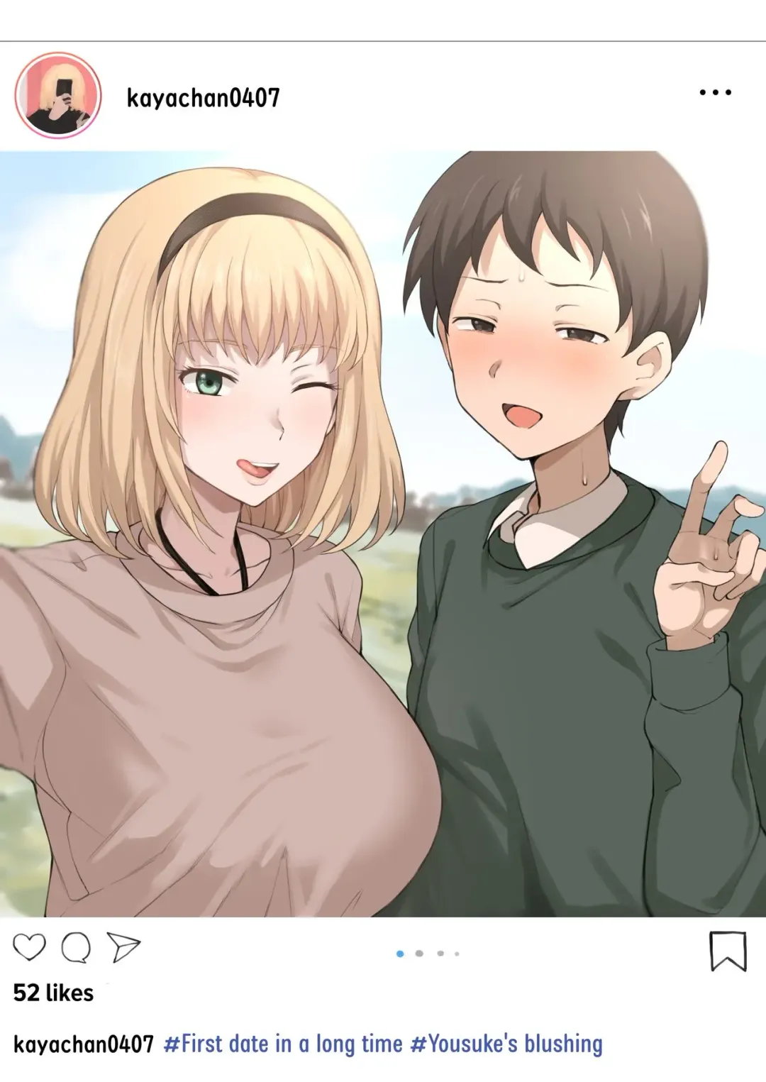 [Terasu Mc] Kaaya no SNS Real Aka Ura Aka | Kaya's social media: Normal account & Secret account (decensored) Fhentai - Page 2