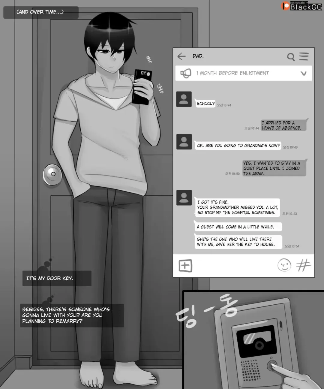 [Blackgg] The story of a childhood friend becoming father's lover 1 Fhentai - Page 5