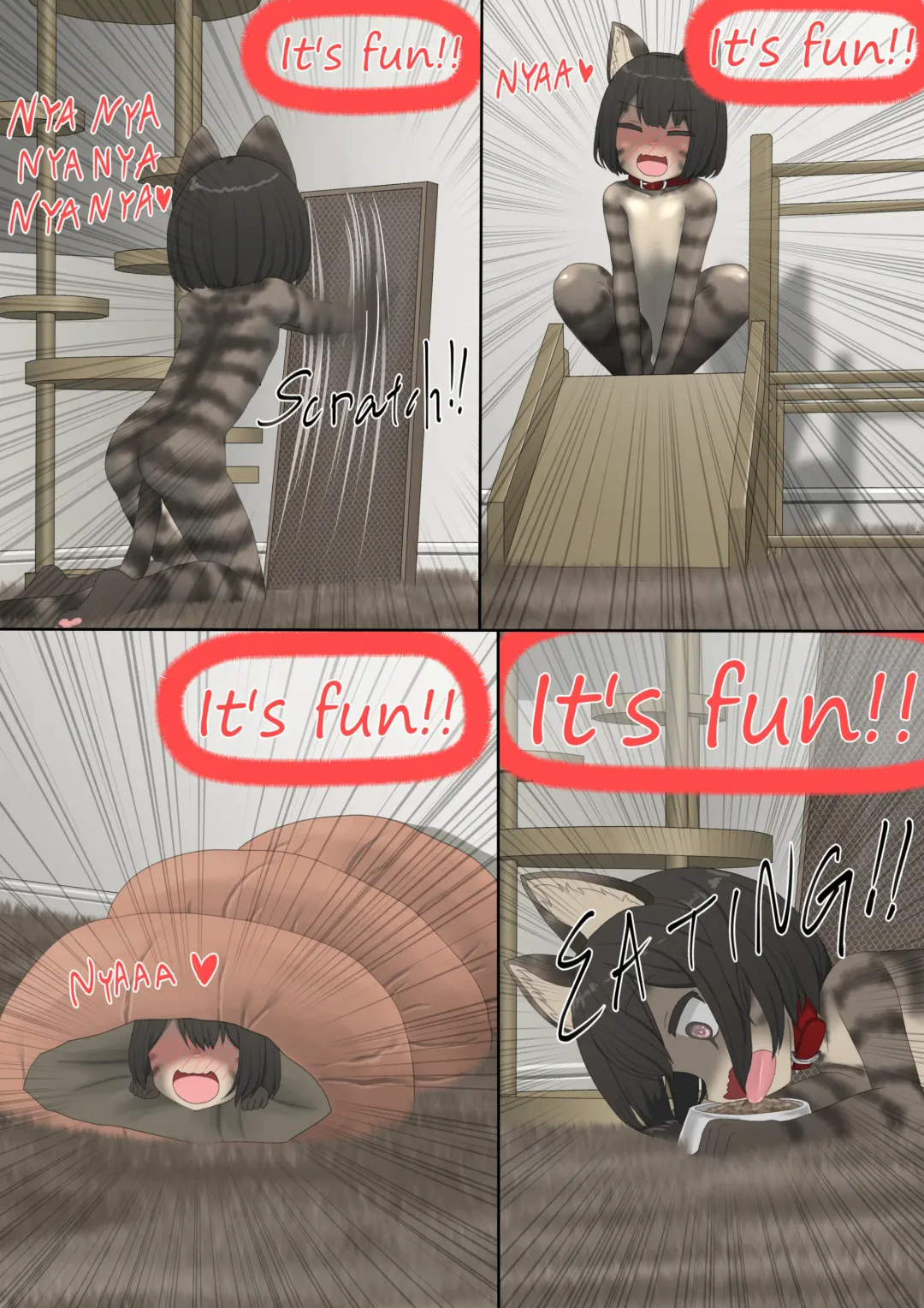 neko Cat Painting shinshi zaibatsu Fhentai - Page 59