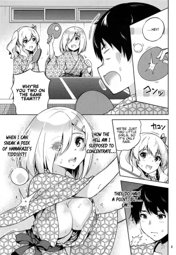 [Sarfata] Onsen Yukata na Kashima-san to Hamakaze-san to. | Kashima and Hamakaze In Hotspring Yukatas Fhentai - Page 4