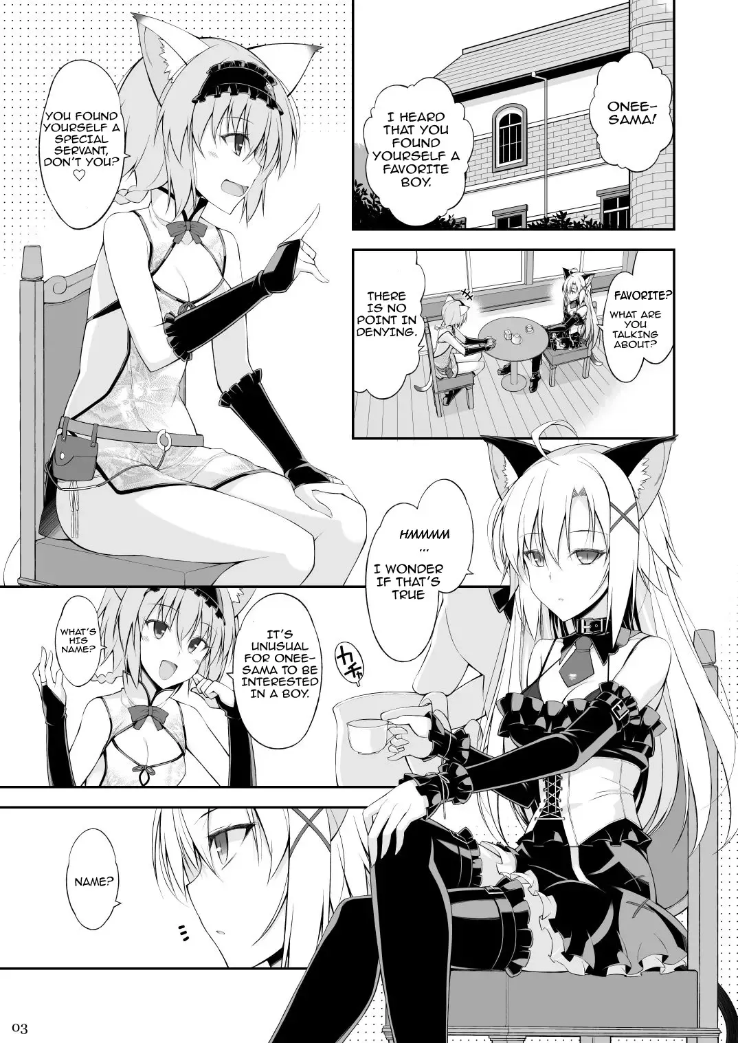 [Oota Yuuichi] Neko to Geboku II | A Cat and Her Servant II Fhentai - Page 2