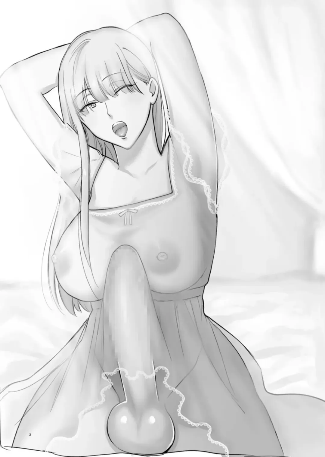 [Ikinari] Futanari Mistress' Morning Wood♥ Fhentai - Page 3