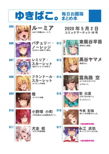 [Yukito] Yukibako - Mainichi Odaibako Matome Hon ~Comic Market 98~ Fhentai - Page 3