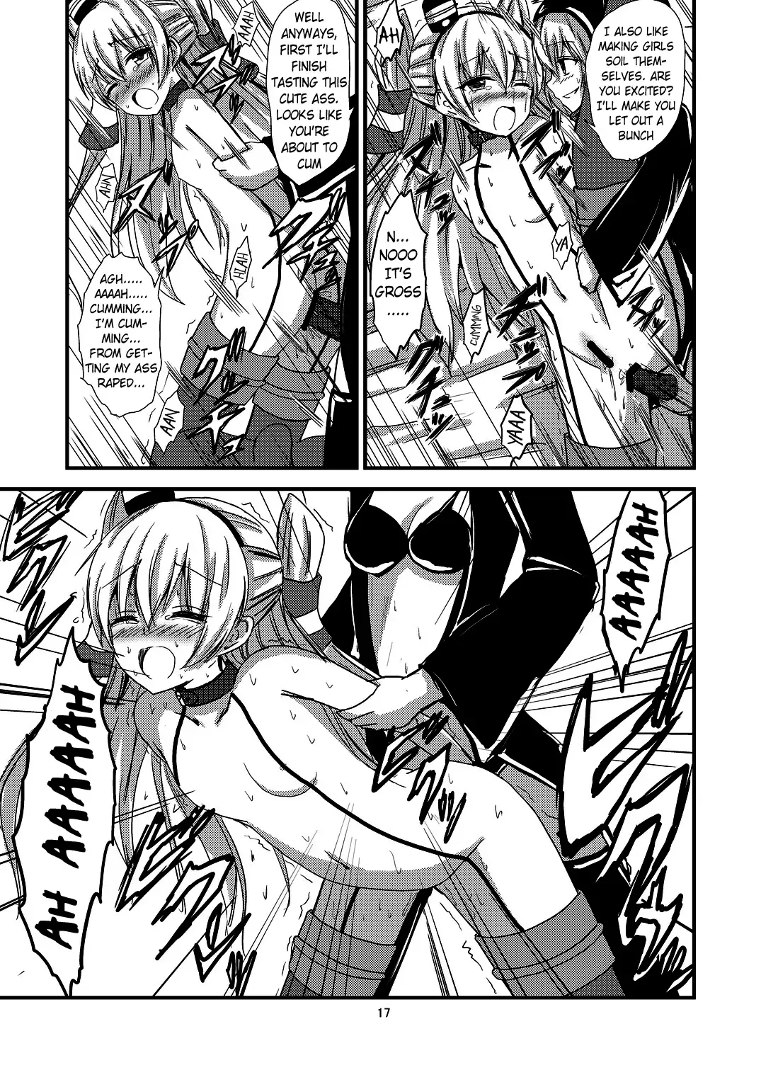 [Aikawa Ryou] Kuubo Wo-Kyuu-chan no Amatsukaze Yuri Dorei Choukyou ~Shuuchi 3P Choukyou Hen~ | Standard Carrier Wo-Class's Amatsukaze Yuri Slave Training ~Threesome Training~ Fhentai - Page 18