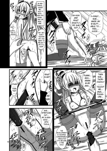 [Aikawa Ryou] Kuubo Wo-Kyuu-chan no Amatsukaze Yuri Dorei Choukyou ~Shuuchi 3P Choukyou Hen~ | Standard Carrier Wo-Class's Amatsukaze Yuri Slave Training ~Threesome Training~ Fhentai - Page 13