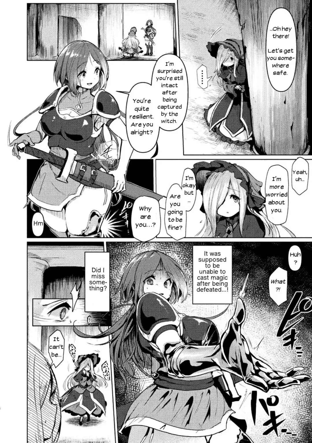 [Calpish] Onna Yuusha, Jintai Shasei ni Chiru | The Heroine Who Ejaculated Out Her Body Fhentai.net - Page 2