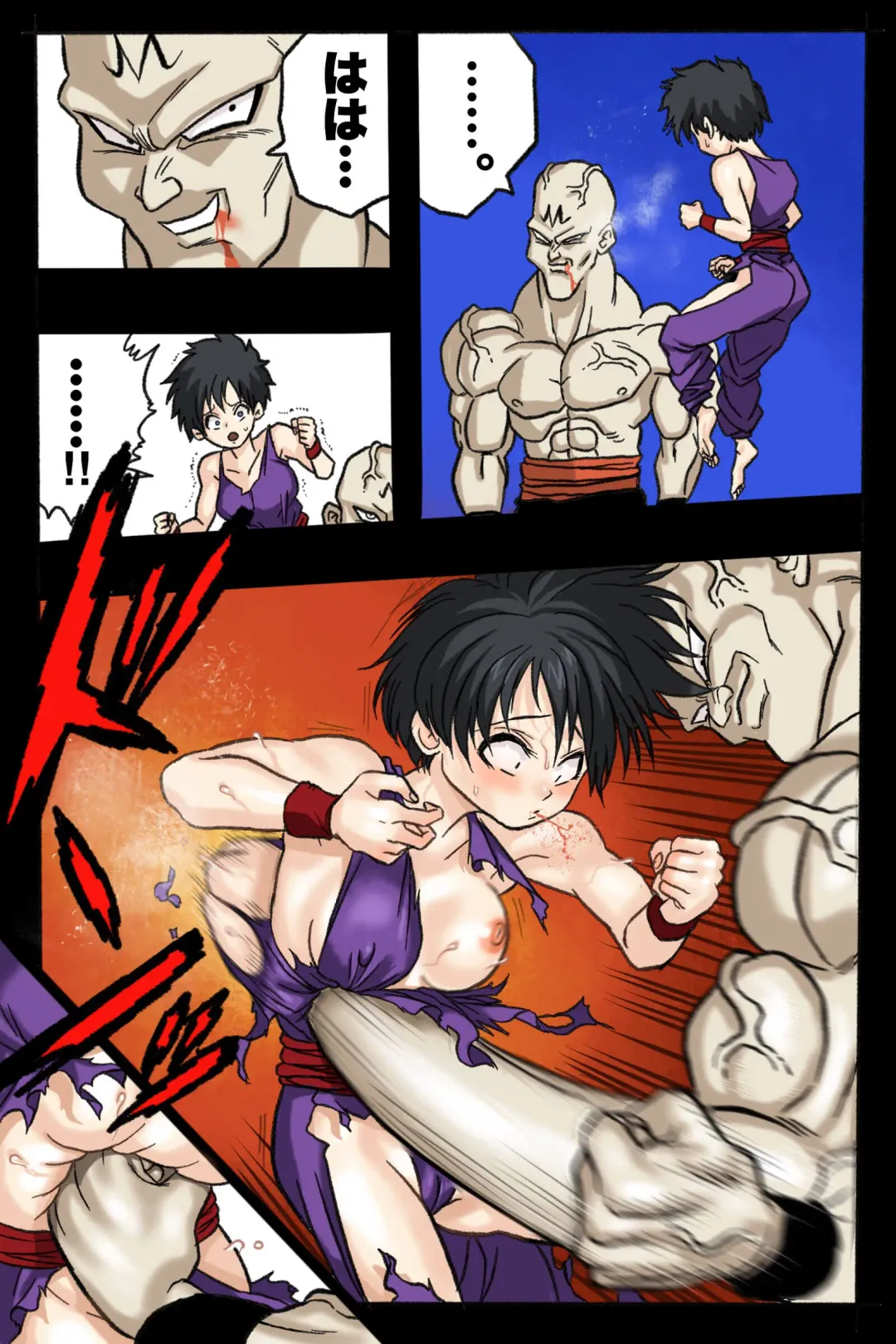 Ultimate Ryona Budokai! Videl x Big Dick Spopovich Fhentai - Page 33