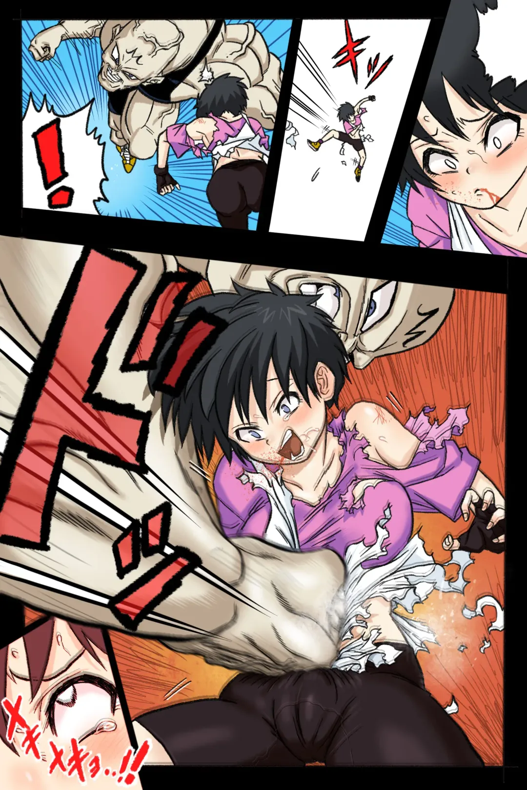 Ultimate Ryona Budokai! Videl x Big Dick Spopovich Fhentai - Page 6