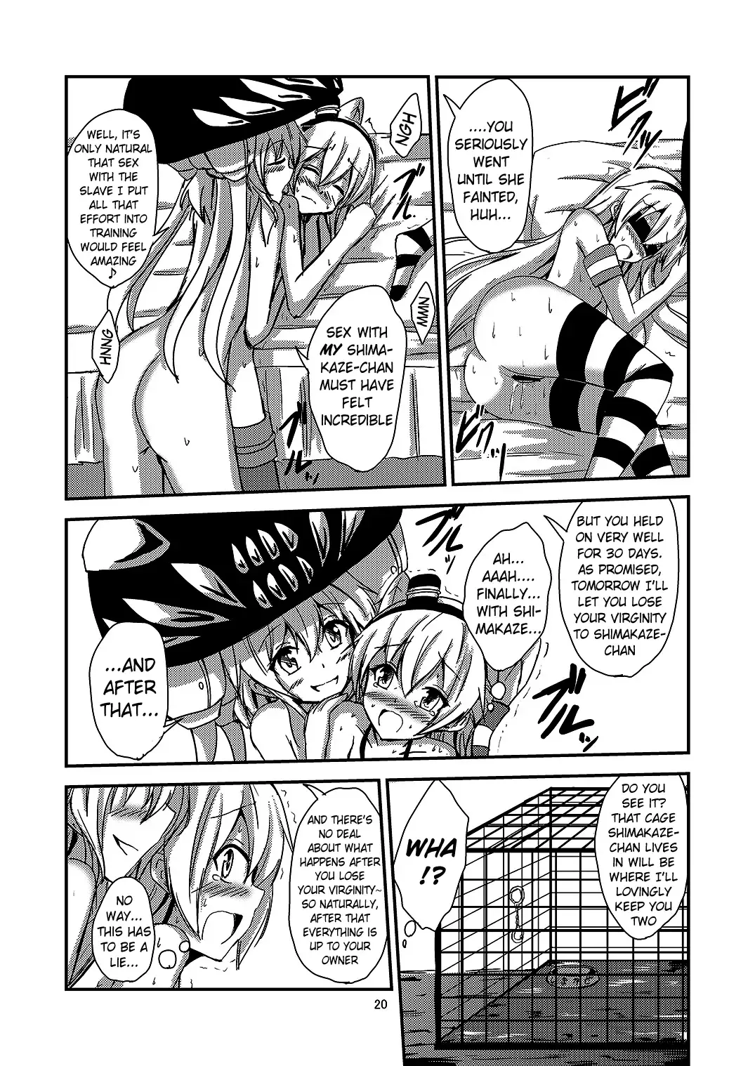 [Aikawa Ryou] Kuubo Wo-Kyuu-chan no Amatsukaze Yuri Dorei Choukyou ~Mekakushi Shimakaze Choukyou Hen~ | Standard Carrier Wo-Class's Amatsukaze Yuri Slave Training ~Blindfolded Shimakaze Training~ Fhentai - Page 21