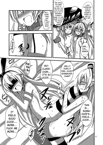 [Aikawa Ryou] Kuubo Wo-Kyuu-chan no Amatsukaze Yuri Dorei Choukyou ~Mekakushi Shimakaze Choukyou Hen~ | Standard Carrier Wo-Class's Amatsukaze Yuri Slave Training ~Blindfolded Shimakaze Training~ Fhentai.net - Page 18