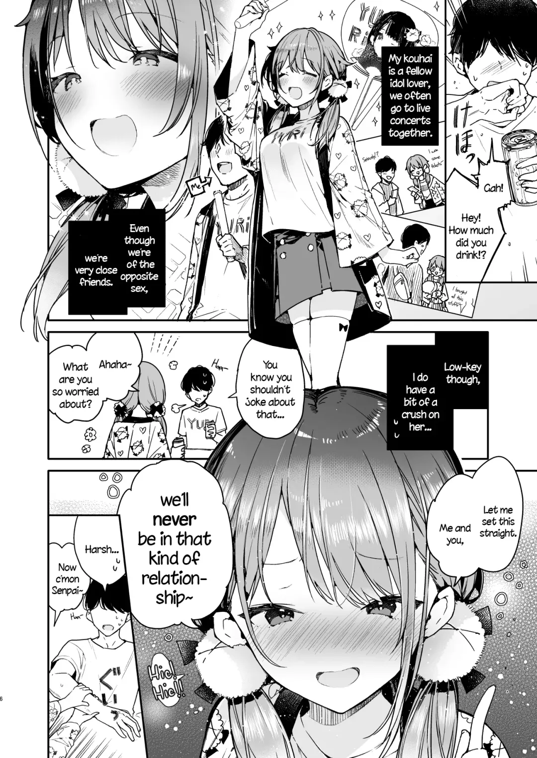 [Mutou Koucha] Tomodachi no Youna Otaku Kouhai to Deisui Ecchi Fhentai - Page 6