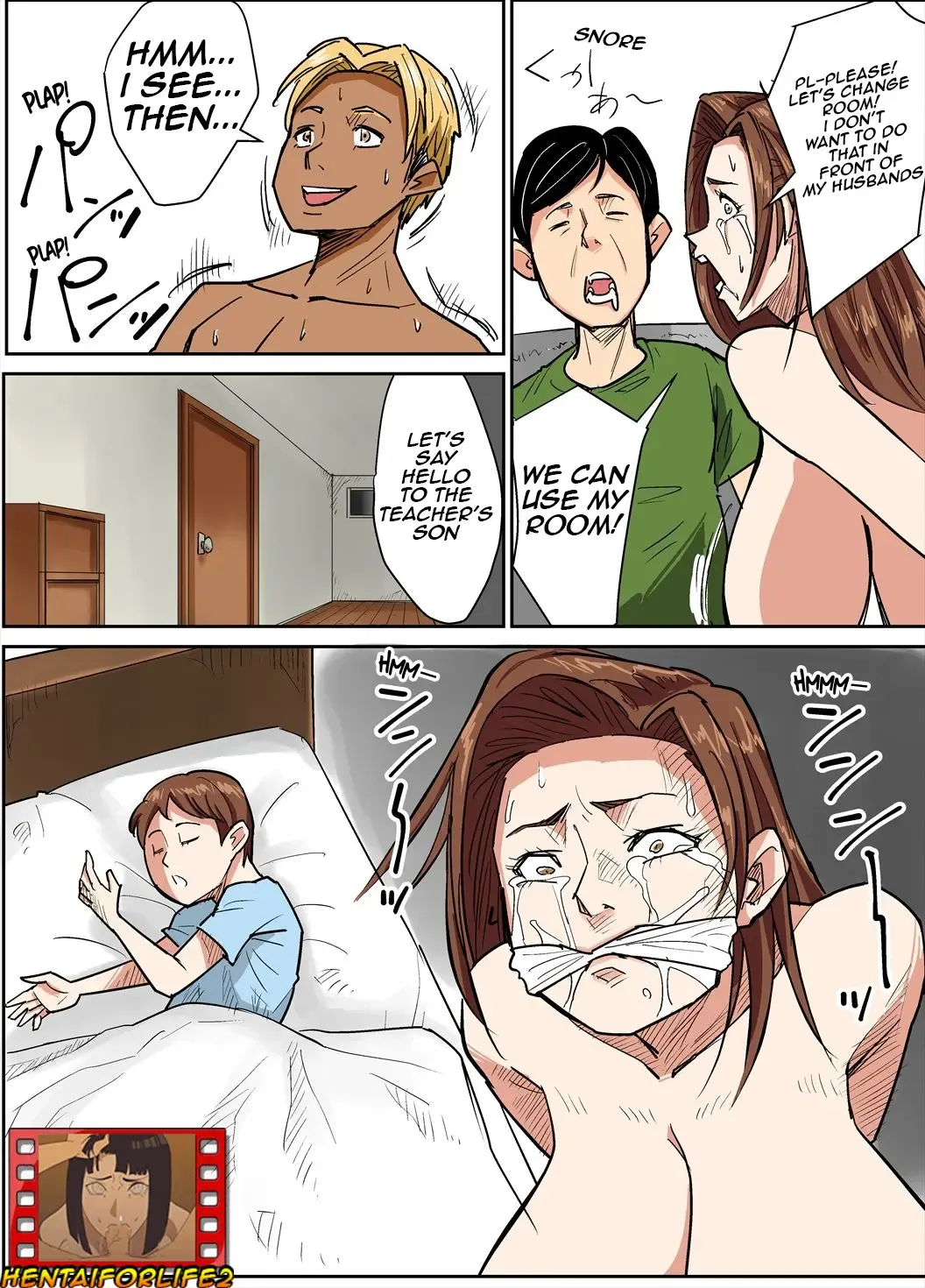 [Nobishiro] Hitozuma Kyoushi to Kuzu Seito | Married teacher and student Fhentai - Page 32