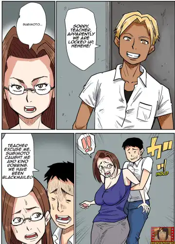 [Nobishiro] Hitozuma Kyoushi to Kuzu Seito | Married teacher and student Fhentai - Page 5