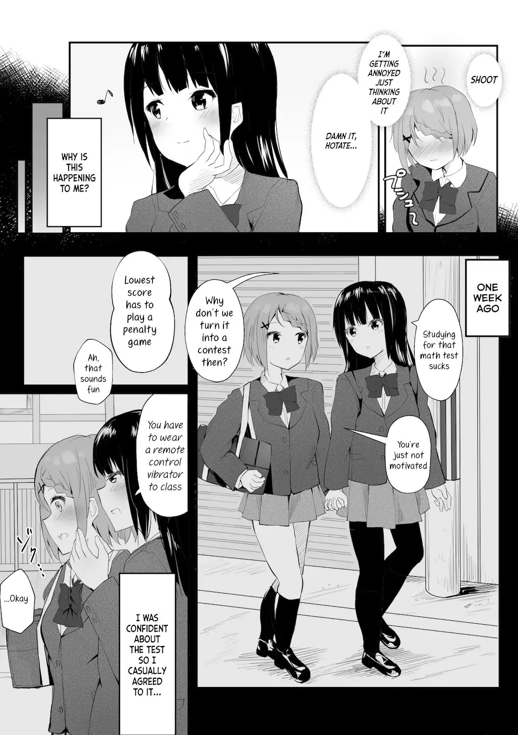 [Maguro Shining] Jugyouchuu ni RemoCon Rotor Tsukerareta Okaeshi ni Kousoku Les Sex Suru Hanashi | A Story About Tied Up Lesbian Sex in Return for Vibrator Play in the Middle of Class Fhentai.net - Page 3