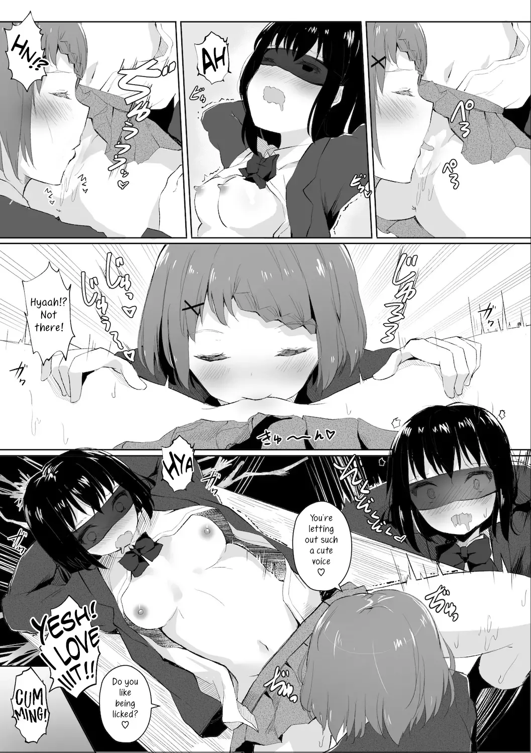 [Maguro Shining] Jugyouchuu ni RemoCon Rotor Tsukerareta Okaeshi ni Kousoku Les Sex Suru Hanashi | A Story About Tied Up Lesbian Sex in Return for Vibrator Play in the Middle of Class Fhentai.net - Page 40