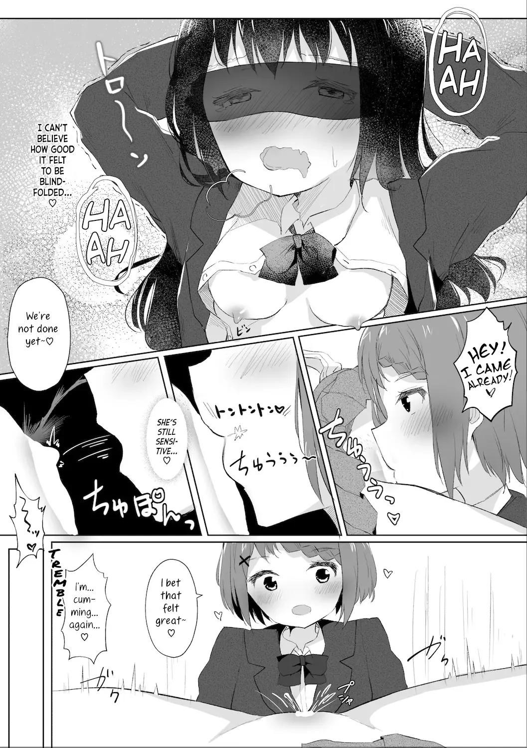 [Maguro Shining] Jugyouchuu ni RemoCon Rotor Tsukerareta Okaeshi ni Kousoku Les Sex Suru Hanashi | A Story About Tied Up Lesbian Sex in Return for Vibrator Play in the Middle of Class Fhentai.net - Page 42