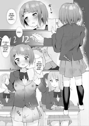 [Maguro Shining] Jugyouchuu ni RemoCon Rotor Tsukerareta Okaeshi ni Kousoku Les Sex Suru Hanashi | A Story About Tied Up Lesbian Sex in Return for Vibrator Play in the Middle of Class Fhentai.net - Page 15