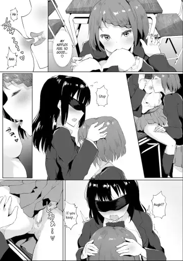 [Maguro Shining] Jugyouchuu ni RemoCon Rotor Tsukerareta Okaeshi ni Kousoku Les Sex Suru Hanashi | A Story About Tied Up Lesbian Sex in Return for Vibrator Play in the Middle of Class Fhentai.net - Page 27