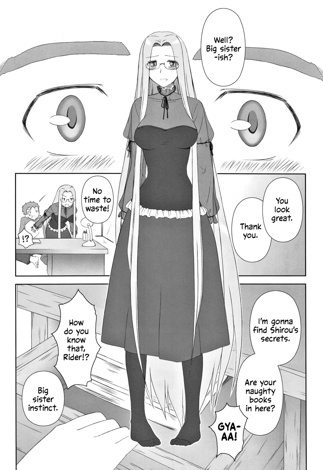 [Kobanya Koban] Yappari Rider wa Eroi na 8 "Rider, Oneechan ni naru" | As expected, Rider is erotic 8. "Oneechan was worried about you" Fhentai - Page 4