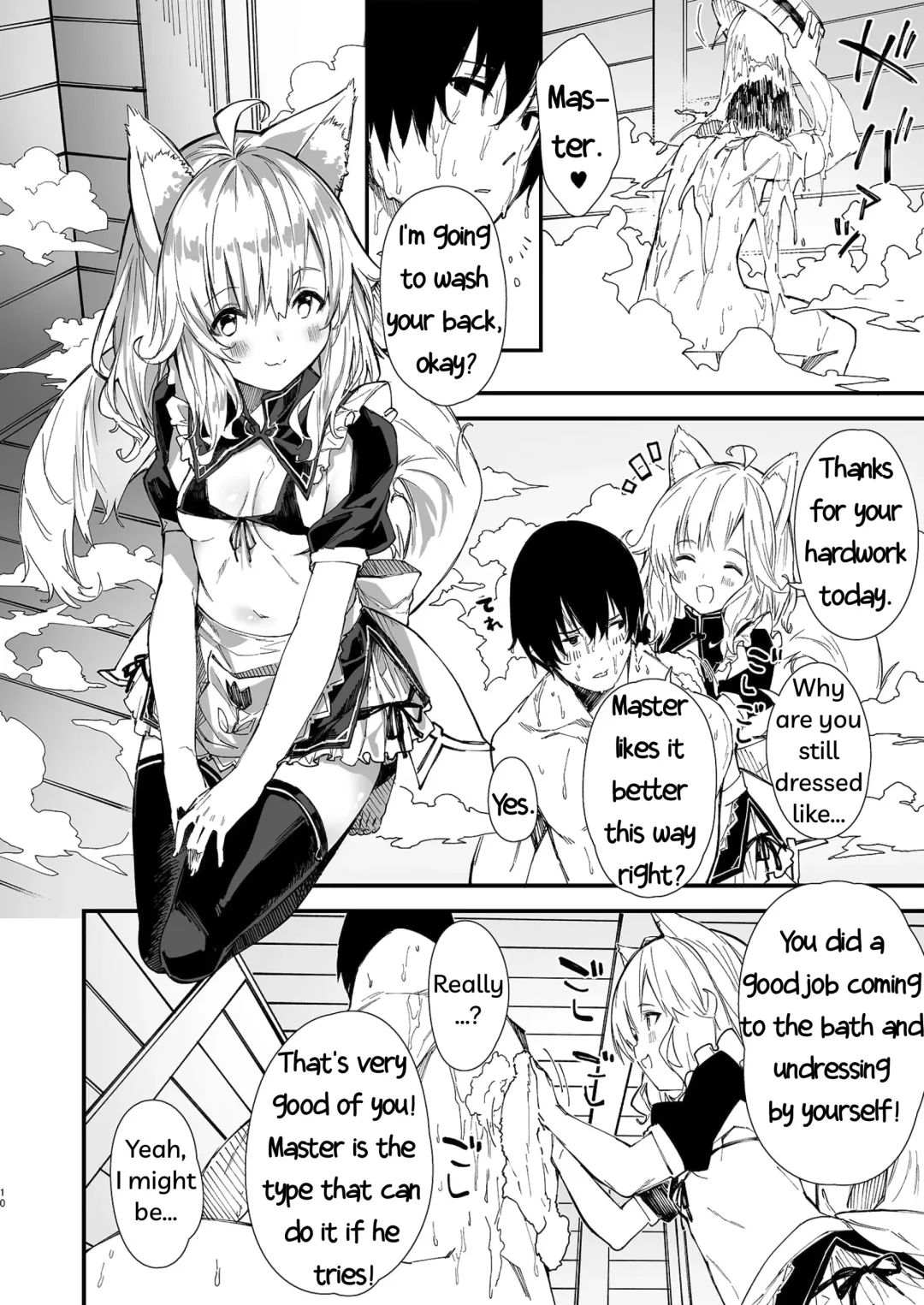 [Sawayaka Samehada] Kemomimi Maid to Ichaicha suru Hon | A Book about making out with a Kemonomimi Maid Fhentai.net - Page 8