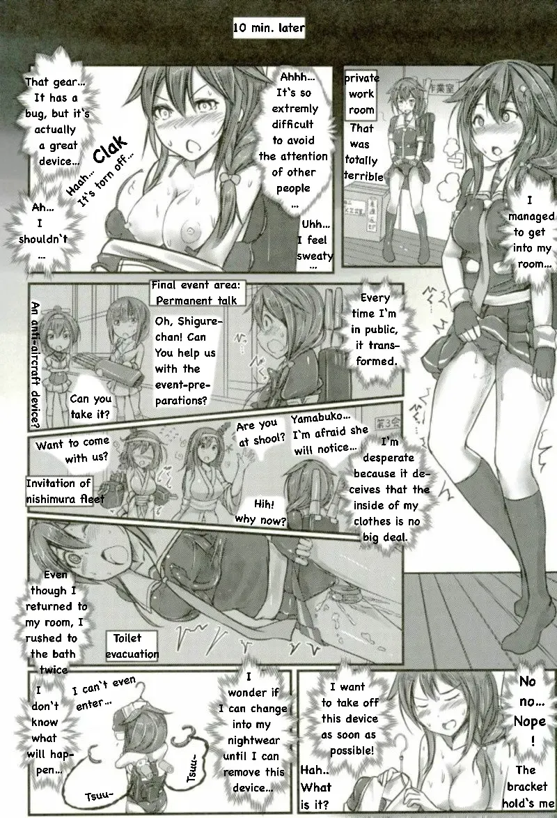[Monikano] Kuchikukan Shigure Kyousei Zecchou Souchi Sono San Fhentai - Page 11