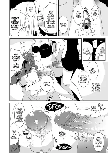 [Aimaitei Umami] Futanari Alter-tachi ni Josou Shita Ore ga Okasareru Hanashi | Crossdressing and Getting Fucked by Futanari Alters to Learn the Pleasures of Being a Woman (decensored) Fhentai.net - Page 7