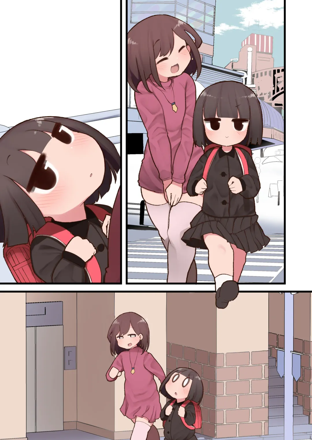 [Momomo - Momomo Gasshuukoku] Futanari ni Musaboritsukusareru Muchikko JS Fhentai - Page 6