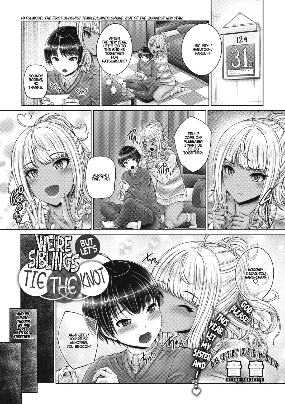 [Otone] Kyoudai de Enmusubi | We're Siblings but Let's Tie the Knot Fhentai - Page 1