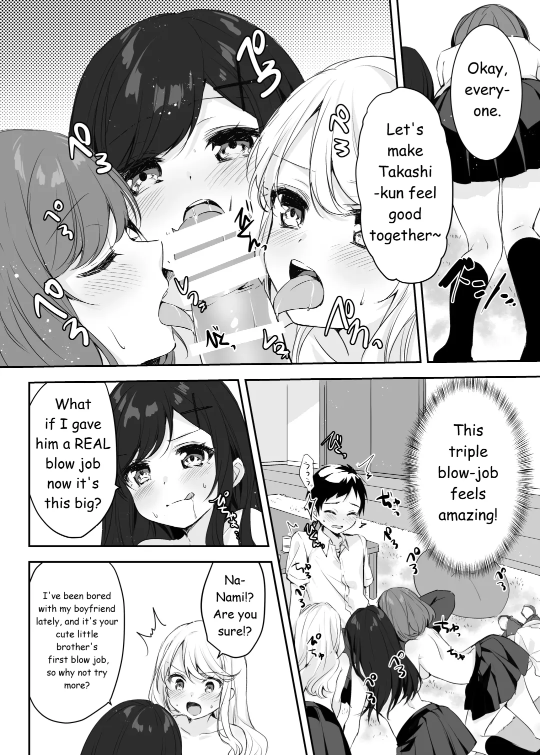 Boku no Onee-chan to Tomodachi wo Nemurasete Osottemitara Kaeriuchi ni Atta | The Tables were Turned when I tried to Rape my Sister and her Friends while they were Asleep Fhentai - Page 22
