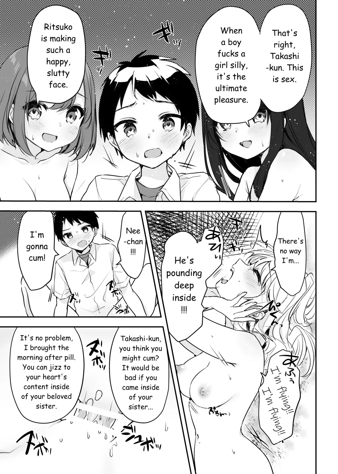 Boku no Onee-chan to Tomodachi wo Nemurasete Osottemitara Kaeriuchi ni Atta | The Tables were Turned when I tried to Rape my Sister and her Friends while they were Asleep Fhentai - Page 37