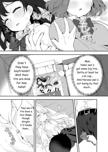 Boku no Onee-chan to Tomodachi wo Nemurasete Osottemitara Kaeriuchi ni Atta | The Tables were Turned when I tried to Rape my Sister and her Friends while they were Asleep Fhentai - Page 9