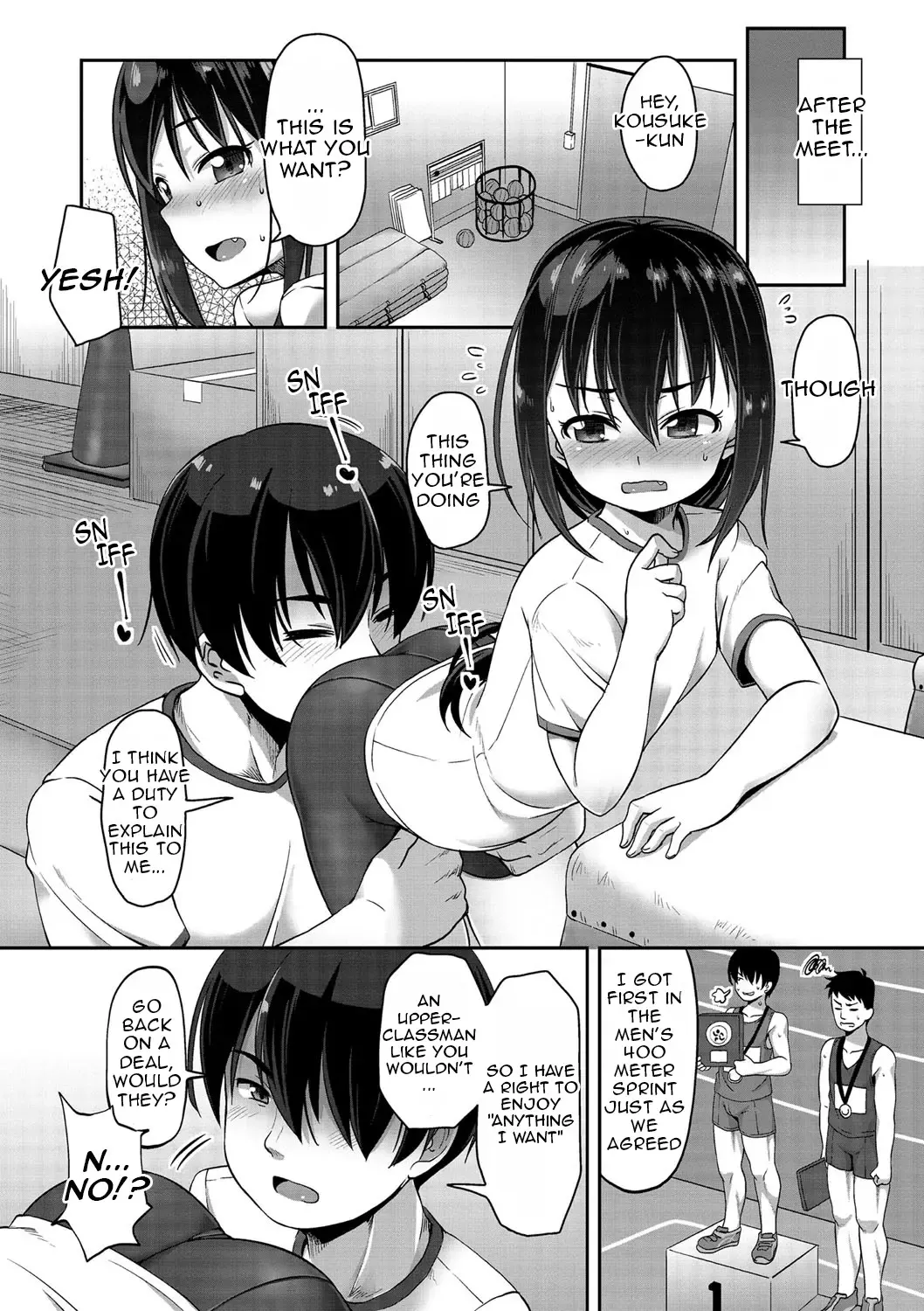 [Mamezou] doryoku de tsukamu senpai shiri! | seize senpai's ass through hard work! Fhentai.net - Page 4