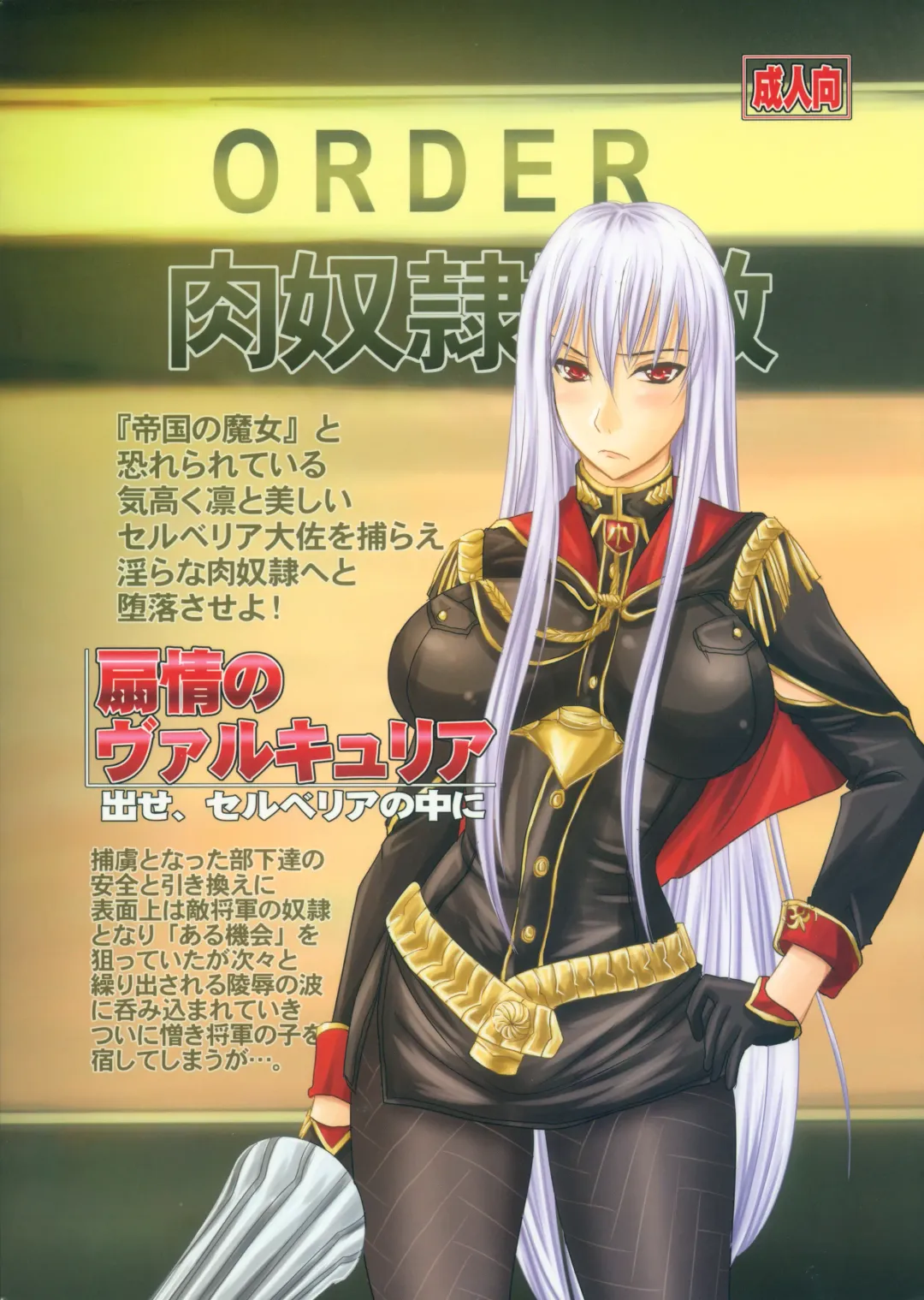 [Nozarashi Satoru] Senjou no Valkyria Dase, Selvaria no Naka ni Fhentai - Page 42