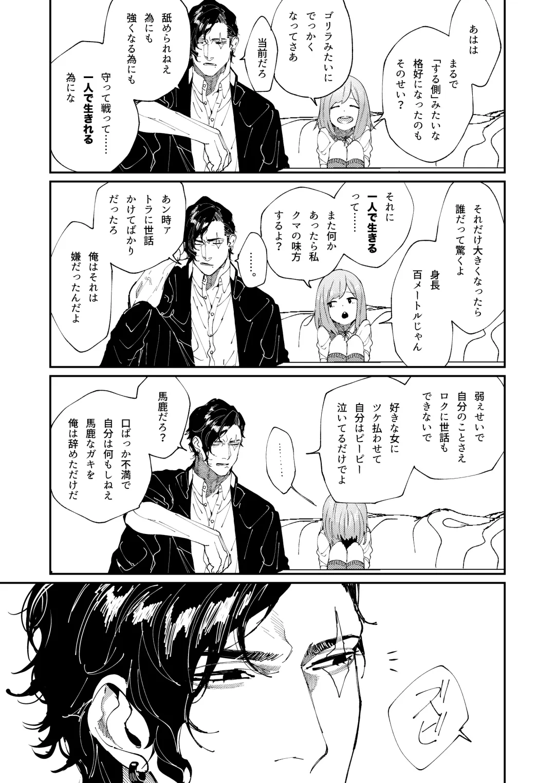 [Aizawa Anji] Kuma to Tora ~Taikakusa Osananajimi no Hajimete kara, Kemono ni Naru 2-kakan made~ Fhentai - Page 19