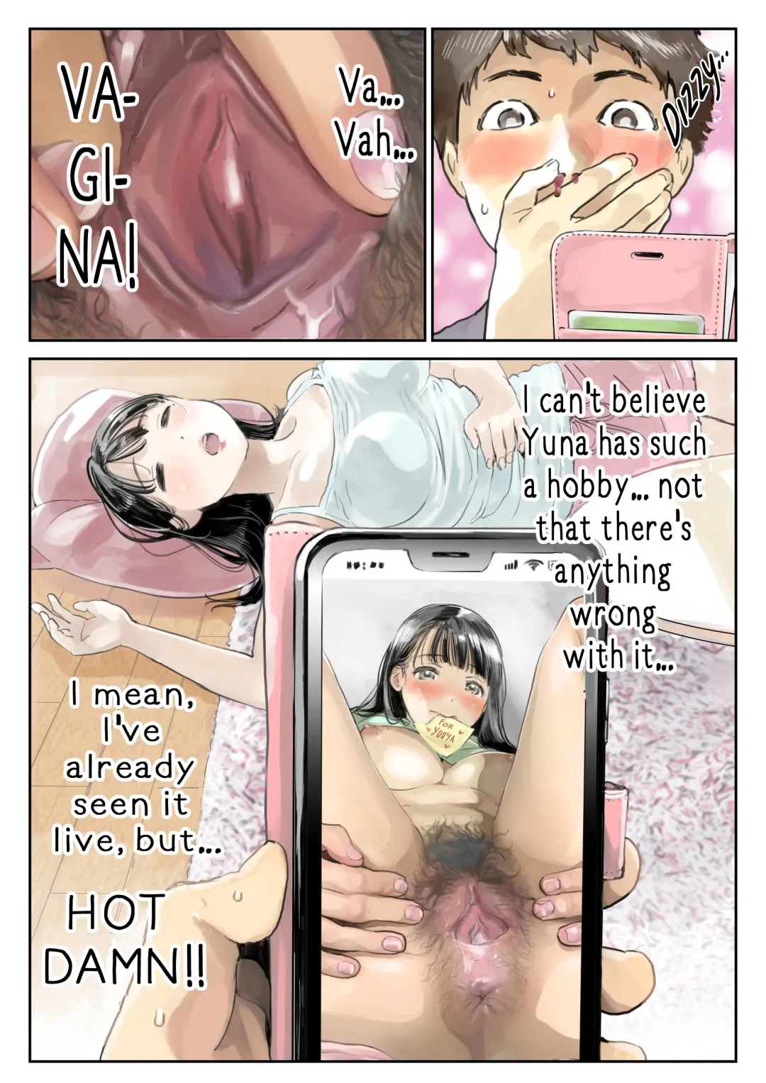 [Chocoro] Kanojo no SmaPho o Nozoita dake nano ni | I Just Snooped through Her Smartphone (decensored) Fhentai.net - Page 27