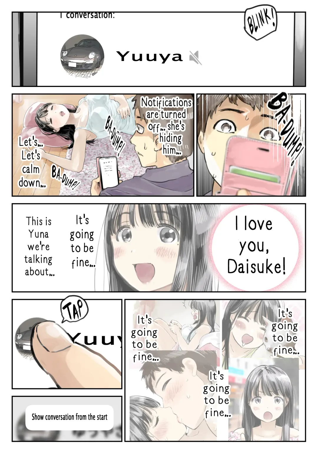 [Chocoro] Kanojo no SmaPho o Nozoita dake nano ni | I Just Snooped through Her Smartphone (decensored) Fhentai.net - Page 30