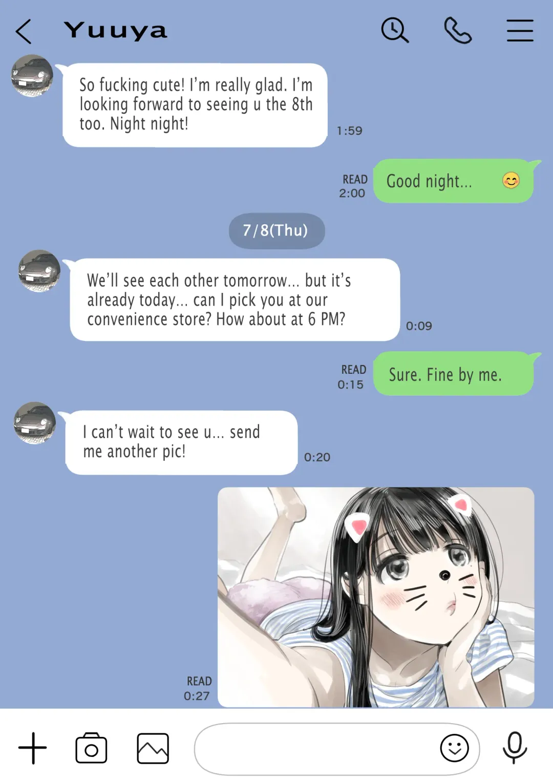 [Chocoro] Kanojo no SmaPho o Nozoita dake nano ni | I Just Snooped through Her Smartphone (decensored) Fhentai.net - Page 51