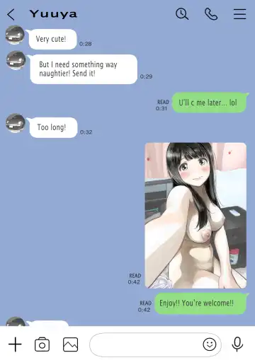 [Chocoro] Kanojo no SmaPho o Nozoita dake nano ni | I Just Snooped through Her Smartphone (decensored) Fhentai.net - Page 52