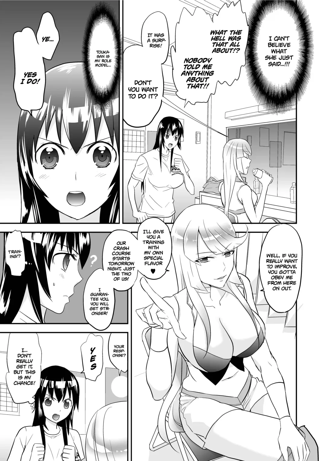 [Yamato Techno] Yoru no Choukyou Cat Fight Fhentai.net - Page 6