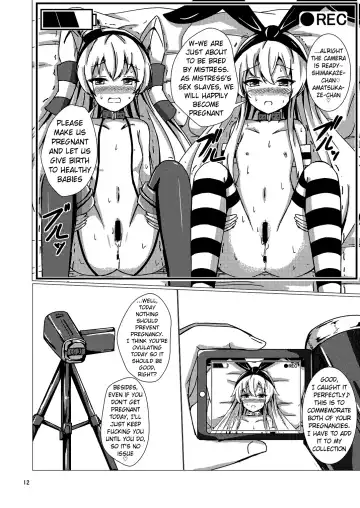 [Aikawa Ryou] Kuubo Wo-Kyuu-chan no Shimakaze Yuri Dorei Choukyou ~Kanketsuhen~ | Standard Carrier Wo-Class Shimakaze's Yuri Slave Training ~Final Chapter~ Fhentai.net - Page 13