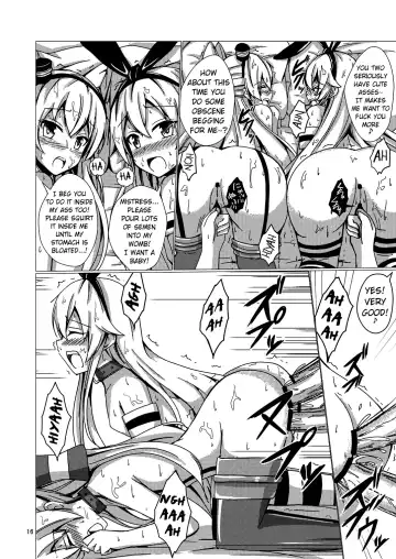 [Aikawa Ryou] Kuubo Wo-Kyuu-chan no Shimakaze Yuri Dorei Choukyou ~Kanketsuhen~ | Standard Carrier Wo-Class Shimakaze's Yuri Slave Training ~Final Chapter~ Fhentai.net - Page 17